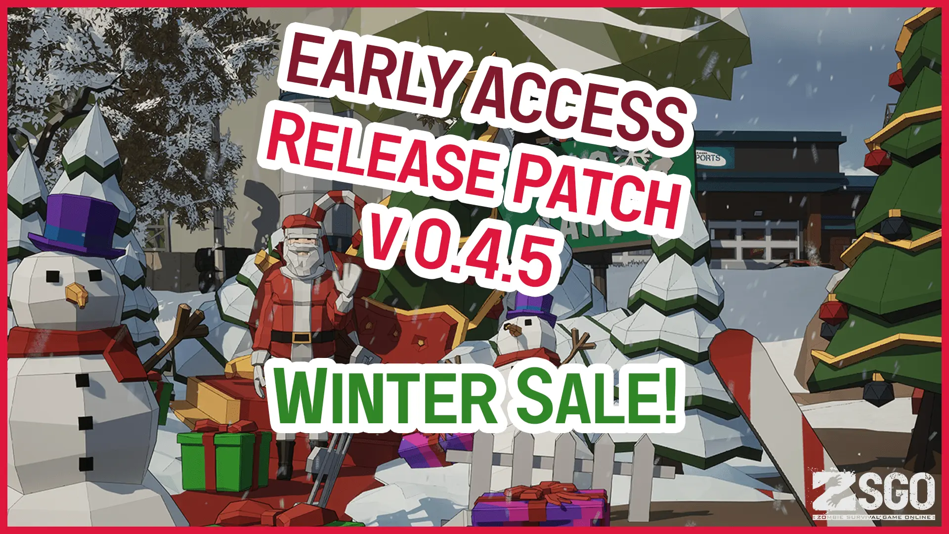The Early Access Release Patch version 0.4.5 winter sale.