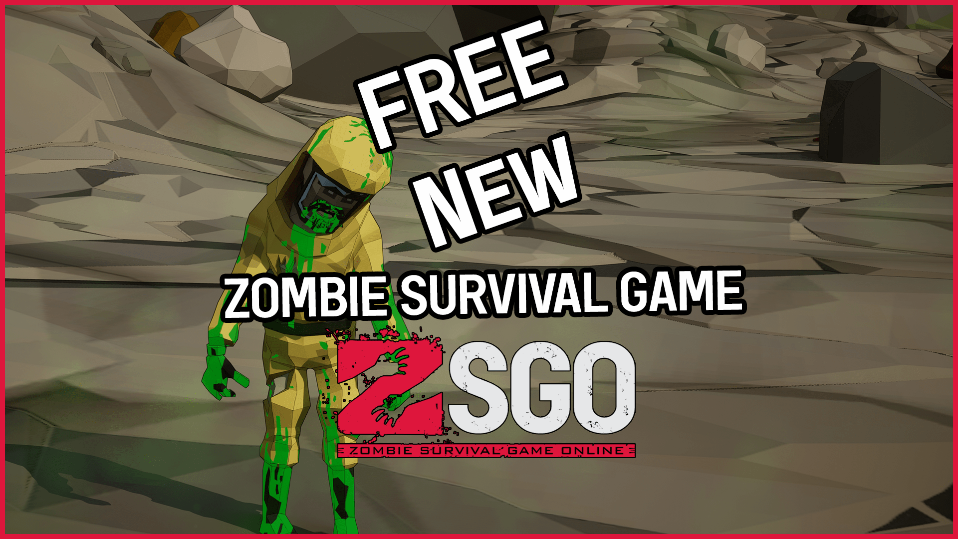 A thumbnail for the blog about a free zombie survival game.