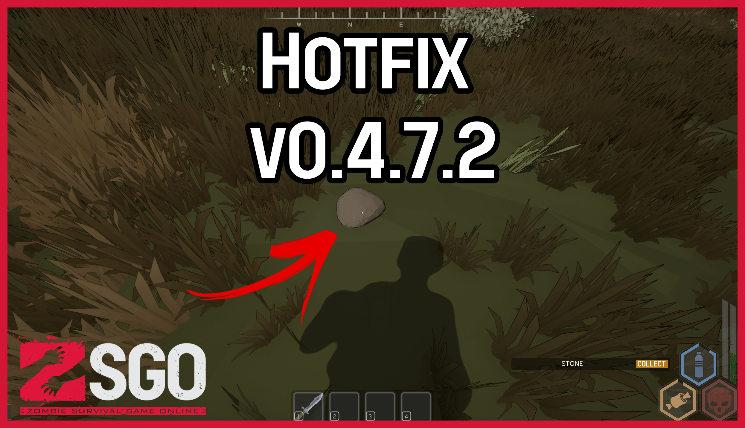 The Zombie Survival Game Online February hotfix v0.4.7.2.