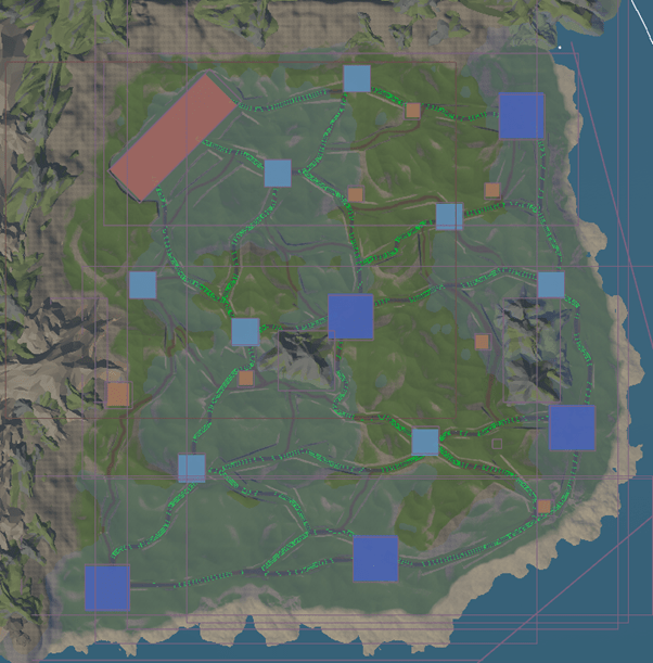 Map overview and concept.